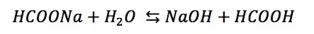 формула частичного гидролиза формиата 1